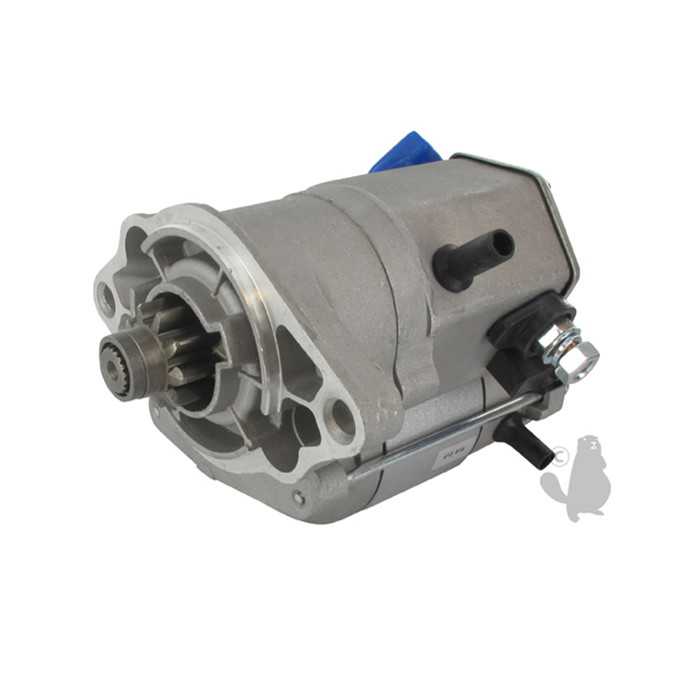 [510-9749] Démarreur adaptable KUBOTA 12V 9 dents 1 4kW type DENSO OSGR. Montage 2 points. Pour BX2200D BX2, 5109749, 510-9749