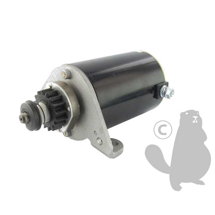 [396306] Démarreur électrique Pignon 16 dents adaptable pour moteurs BRIGGS et STRATTON 326437 243437 et 243, 5105885, 510-5885
