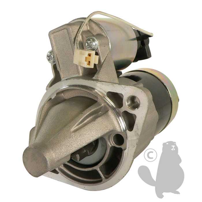 [510-9751] Démarreur adaptable KUBOTA 12V 8 dents 0 9kW type MITZ PMGR. Montage 2 points. Pour B1700D B1700, 5109751, 510-9751
