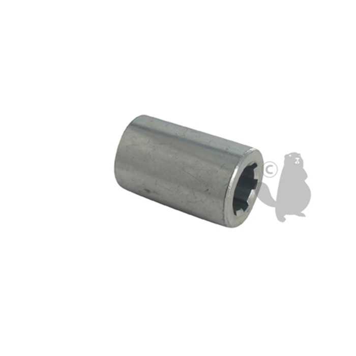 Douille cannelée 21 UNI 221- Longueur: 60mm- diam : 60mm, 6921472, 692-1472