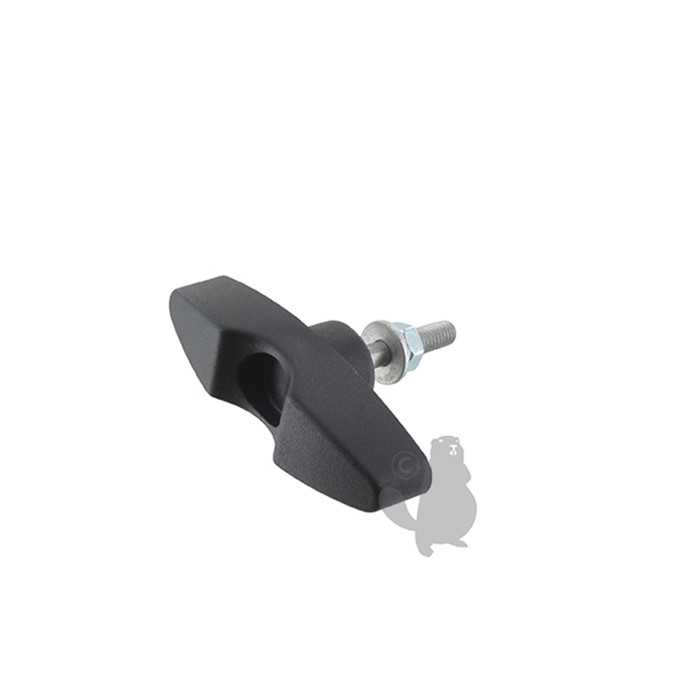 [41407907501.] Ecrou a ailette vis de mancheron adaptable STIHL pour FR130 FR85 FS55 FS75 FS80 FS83 KM100 K, 6409663, 640-9663