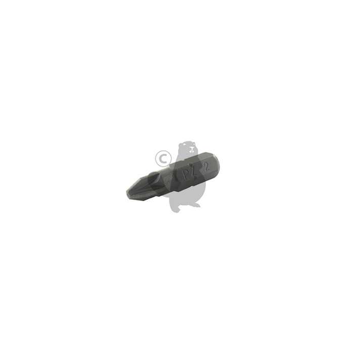 Embout de tournevis 1/4 GEDORE six pans conducteurs pour vis cruciformes POZIDRIV PZ 2 x 25., 9208519, 920-8519
