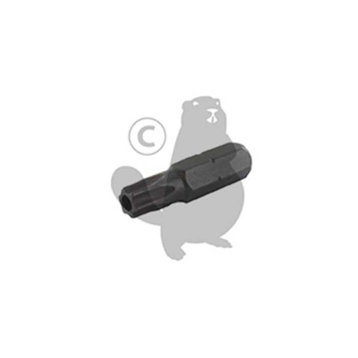 Embout de tournevis 1/4 GEDORE six pans conducteurs pour vis TORX® femelles T30 x 25., 9208527, 920-8527