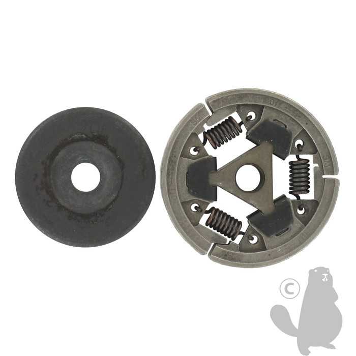 [1128-160-2004] Embrayage centrifuge adaptable STIHL pour 044 046 MS341 MS361 MS440 et MS460. Remplace origine:, 5609606, 560-9606