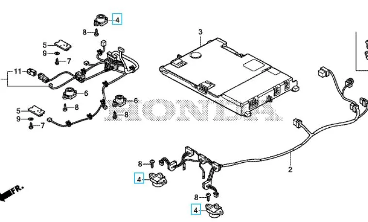 [34760-VP7-004] Capteur signal boucle zone Miimo 300 310 500 520 MIIMO3000, 34760-VP7-004