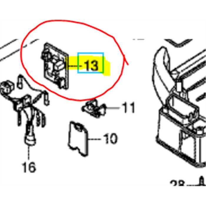 [31570-VP7-A01] Carte électronique de station de charge HONDA Miimo310 Miimo520, 31570VP7A01, 31570-VP7-A01