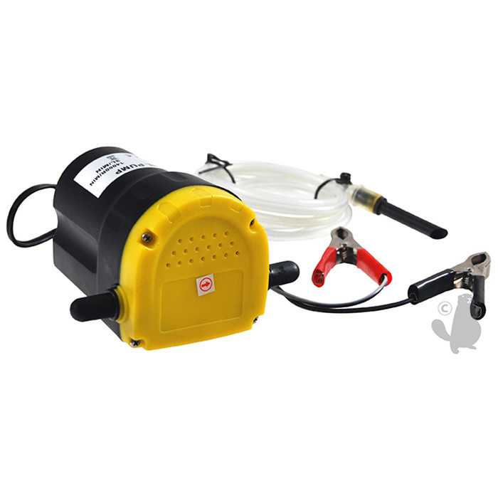 Extracteur dhuile moteur avec pompe 12V/60W pour un débit de 3L/min aspiration max de 0 8m., 8309334, 830-9334