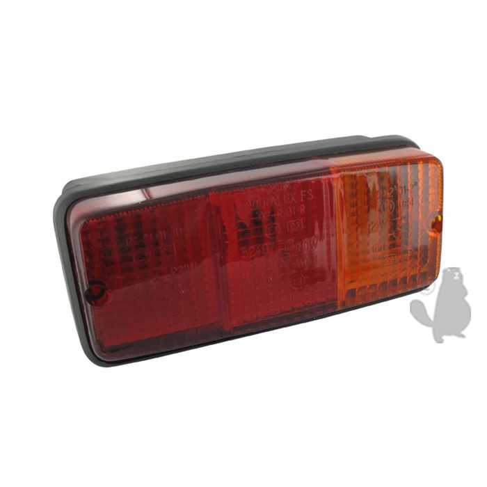 [280-1824] Feu arrière droit adaptable - L: 160mm H: 70mm, 2801824, 280-1824