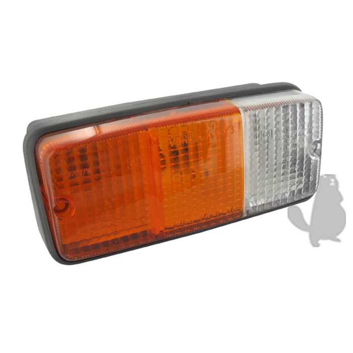 Feu avant réversible droit ou gauche à incliné 22 degrés - L: 160mm H: 70mm, 2801841, 280-1841