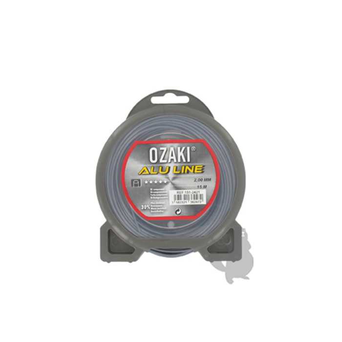 [151-2421] Coque fil nylon OZAKI ALU LINE - Longueur: 15m diam : 2 00mm, 1512421, 151-2421