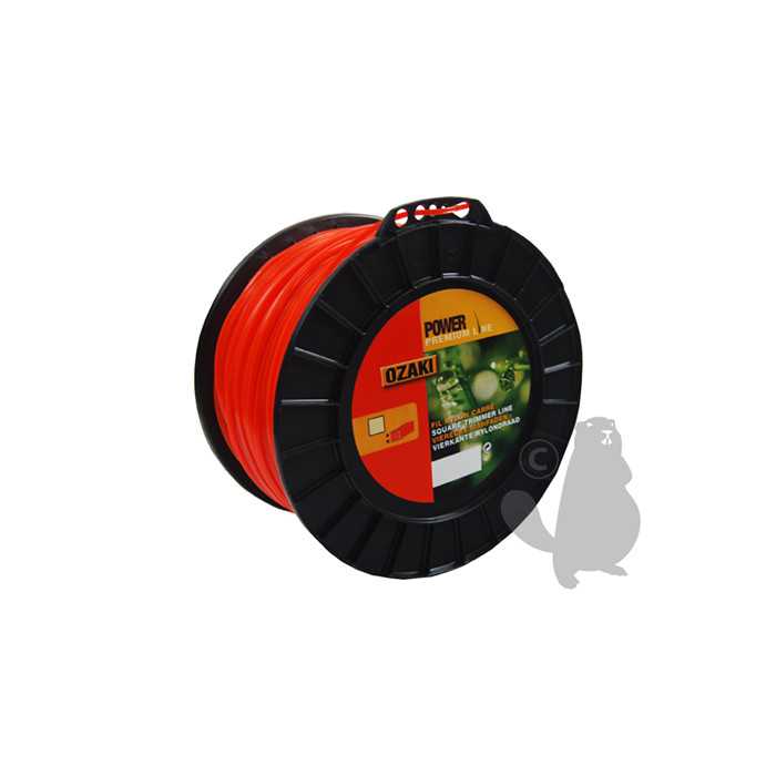 [151-2635] Bobine fil nylon carré OZAKI PREMIUM - Longueur: 132m diam : 3 00 mm, 1512635, 151-2635