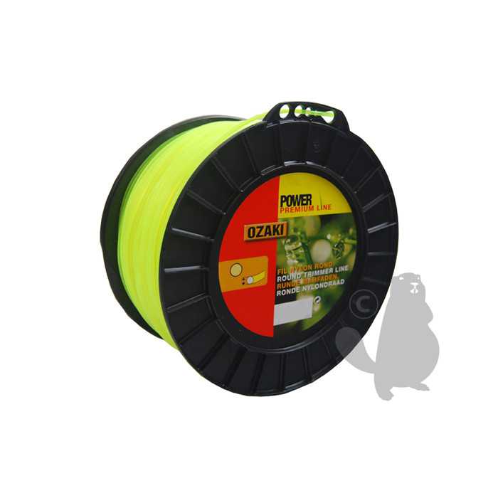 [151-2535] Bobine fil nylon rond OZAKI PREMIUM - Longueur: 216m diam : 2 70 mm, 1512535, 151-2535