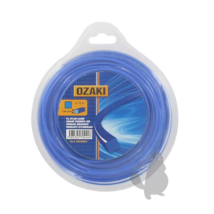 [151-2842] Coque fil nylon carré OZAKI - Longueur: 136 m diam : 1 35mm, 1512842, 151-2842