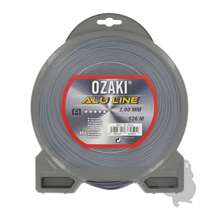Coque fil nylon OZAKI ALU LINE - Longueur: 126m diam : 2 00mm, 1512424, 151-2424
