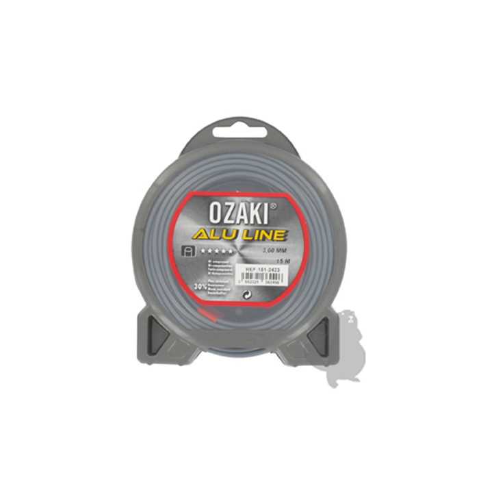 Coque fil nylon OZAKI ALU LINE - Longueur: 15m diam : 3 00mm, 1512423, 151-2423