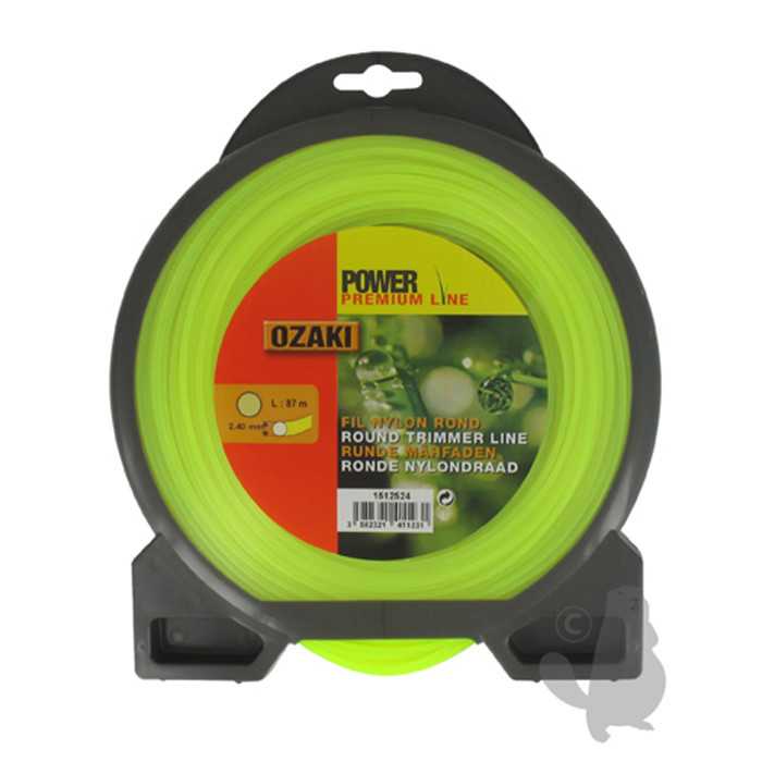 [151-2524] Coque fil nylon rond OZAKI PREMIUM - Longueur: 87m diam : 2 40mm, 1512524, 151-2524