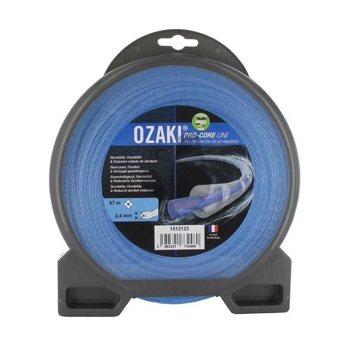 Coque fil nylon OZAKI PRO-CORE LINE. Co-extrudé âme absorbante flexibilité et enveloppe haute resist, 1512123, 151-2123