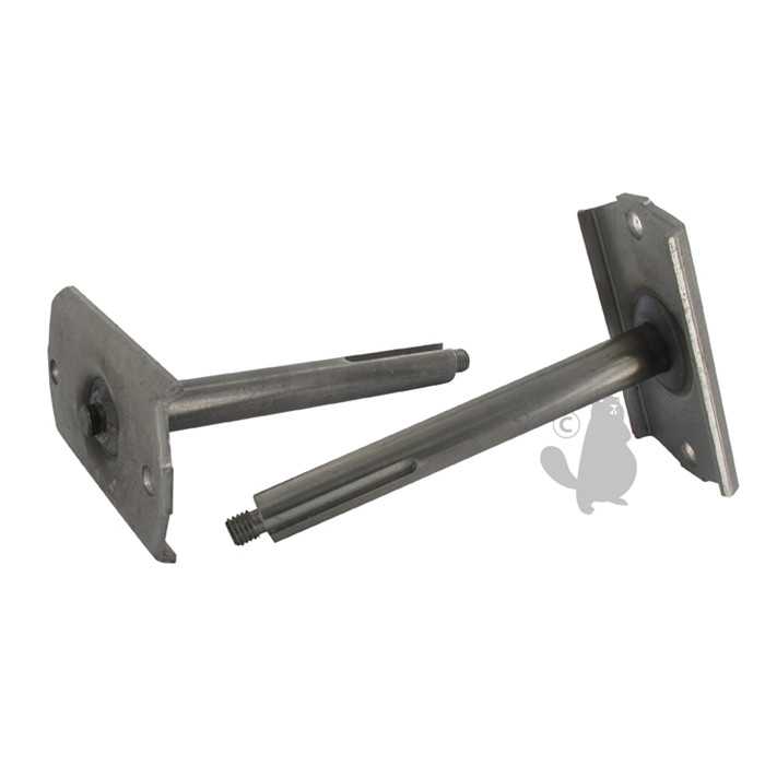 Axe de palier externe adaptable pour STIGA - Longueur: 162mm diam : 17mm. Remplace origine: 1134-37, 6503772, 650-3772