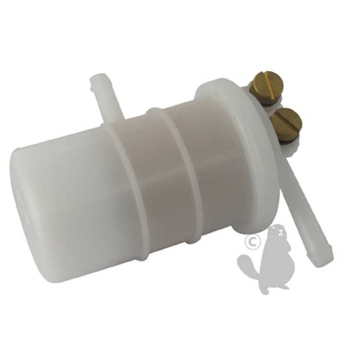 Filtre à essence adaptable pour MITSUBISHI - diam : dentrée: 9mm. Remplace origine:435190, 4209582, 420-9582