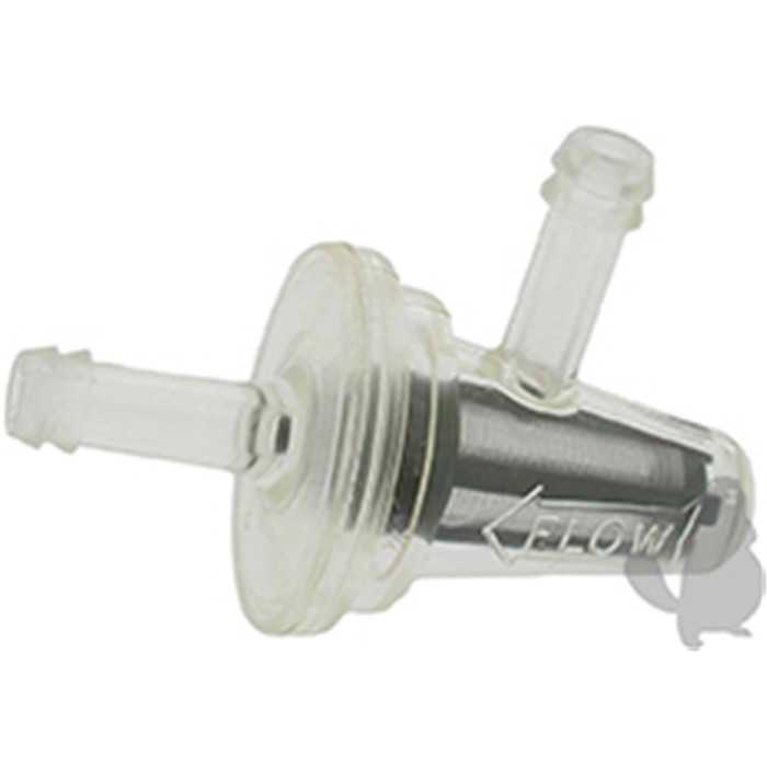 Filtre à essence à tamis polyester 90 microns à 90 degrés universel - diam : dentrée: 6 35mm, 4204726, 420-4726