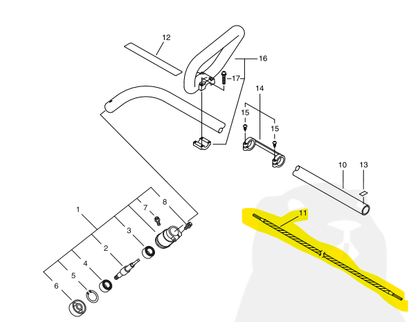 [C506-000320] Flexible Echo GT222ES, C506-000320, ECC506000320, C506000320