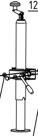 [MZLS165638300031] Pied ajustable GTM GTL22000 MZLS165638300031