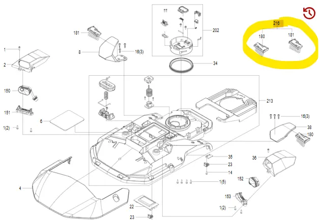 [59007199] Brosse de roue Kress KR230E 59007199