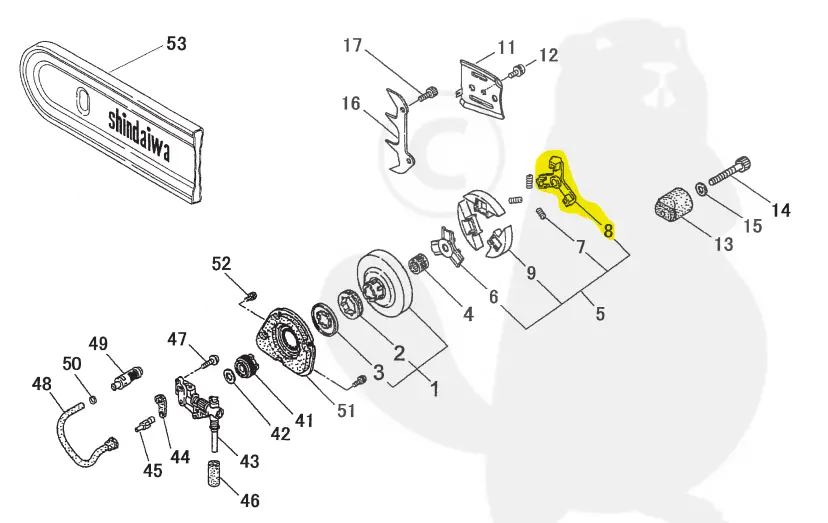 Boss Clutch Shindawia 490 22160-51240, 2216051240