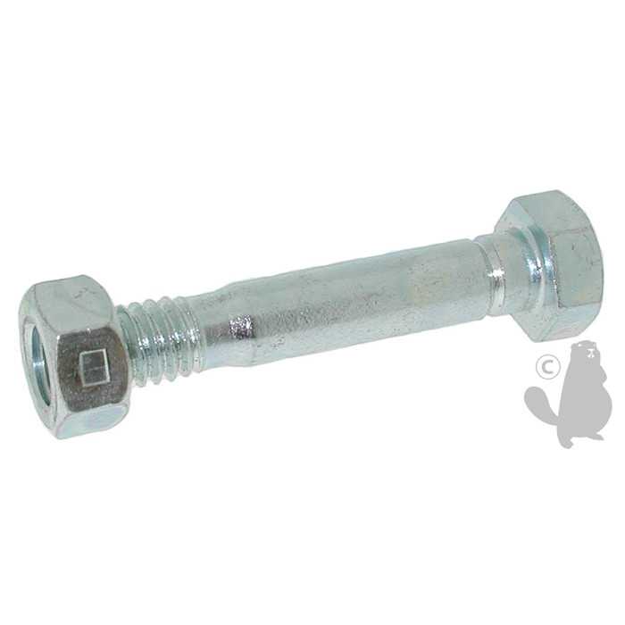 [710-0891] Axe/écrou de sécurité adaptable pour chasse neige MTD - Longueur: 44 45mm diam : 7 93mm. Remplace o, 6403268, 910-0891, 640-3268