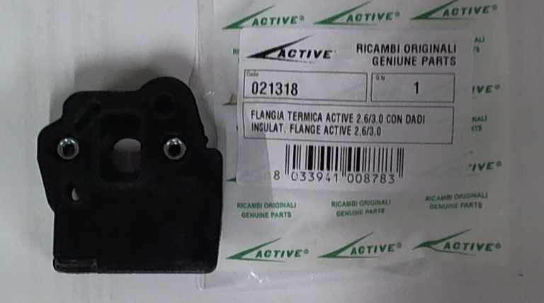 021318 flangia termica ACTIVE 2.6/3.0 con dadi