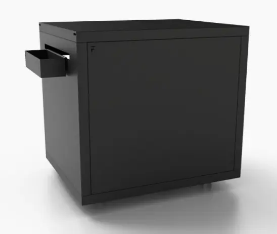 [030343] Desserte Roulante Acier Fermé Noir de Forge Adour, DRPAF N, 030343, 8436555025687