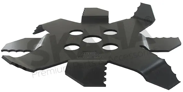 [120-0213] Lame 8 dents auto-affutante pour débroussailleuses - Coupe de 250mm, alésage 25,4mm, épaisseur 3mm.120-0213, 1200213