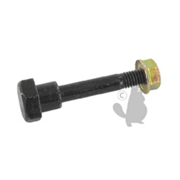 [90102732010] Axe/écrou de sécurité adaptable pour chasse neige - Longueur: 48 26mm diam : 5 84mm. Remplace origi, 6403251, 90114SA0000, 640-3251