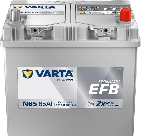 [565501065] Batterie 12V 65AH 650A N65 Varta 565501065