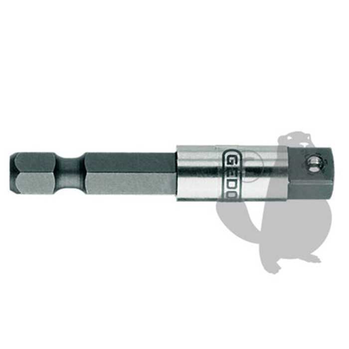 Adaptateur GEDORE pour visseuses 6 pans et carré diam : 1/4 6 3mm., 9208473, 920-8473