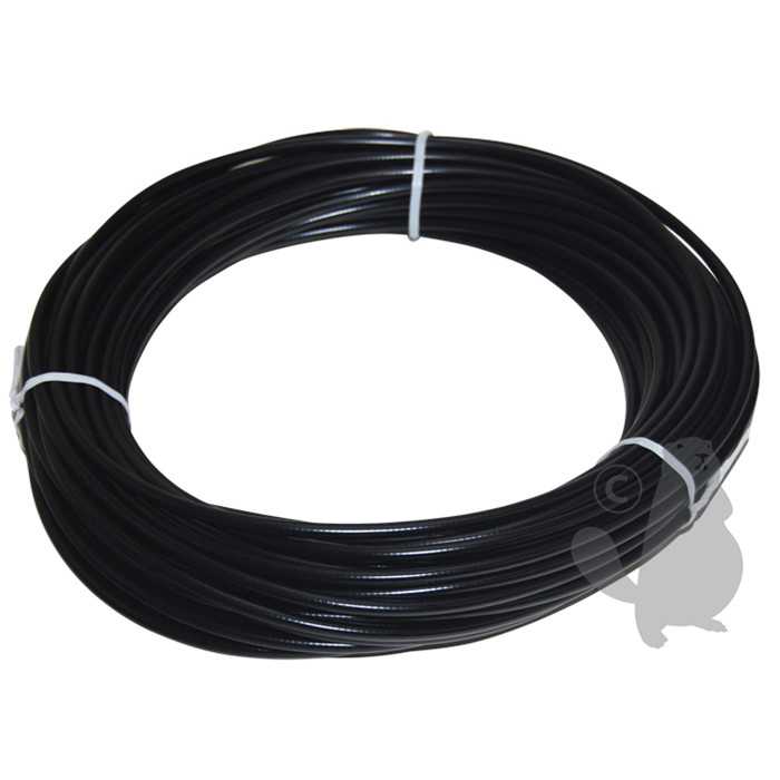 [630-1967] Gaine plastifiée en rouleau de 50 mètres diam : ext: 7mm diam int: 1 9/2 5mm, 6301967, 630-1967