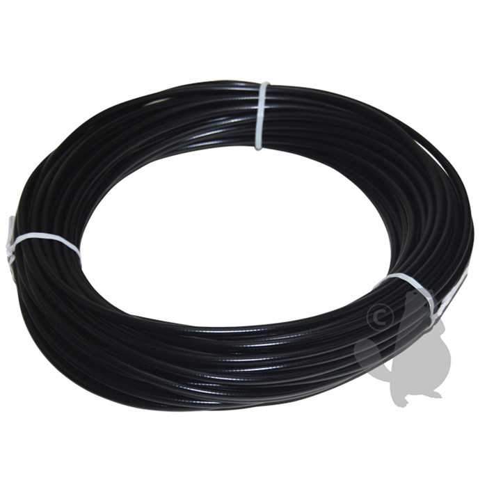 [630-1965] Gaine plastifiée en rouleau de 50 mètres diam : ext: 5mm diam int: 1 2/1 6mm, 6301965, 630-1965