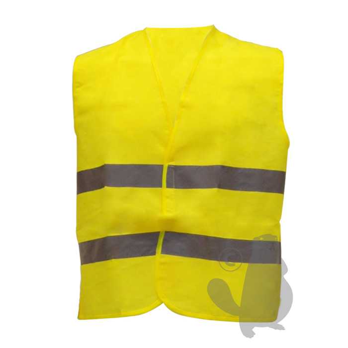 Gilet de sécurité fluo avec bandes réfléchissantes., 9808311, 980-8311