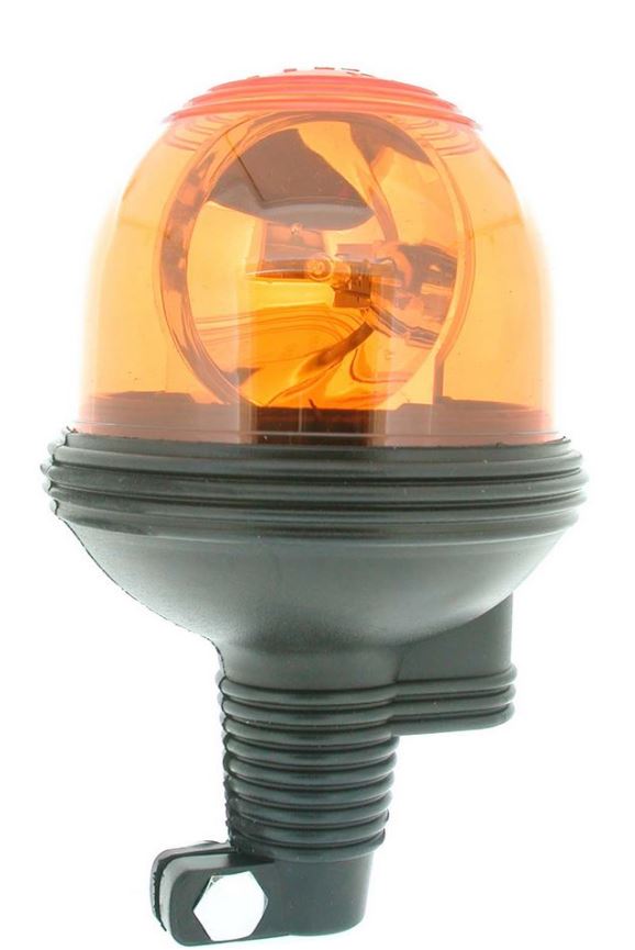 Gyrophare adaptable 12 V avec fixation flexible pour tige, 2801867, 280-1867, 3582329924627