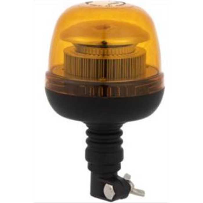 Gyrophare LED 10V-30V 8Watts - sur mat flexible fonction Flash-Rotation-Clignotement double