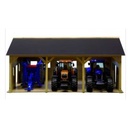 Hangar en bois pour 3 tracteurs, 610340