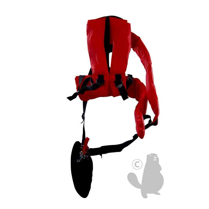 Harnais débroussaillage ergo safety modèle professionnel sangles avec rembourrage spécial pour util, 9102528, 910-2528