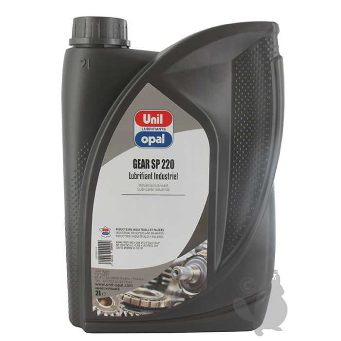 Huile hydraulique ISO220. Convient pour boîtes GOLDONI pour réducteurs industriels boîtes dengrena, 8109662, 810-9662