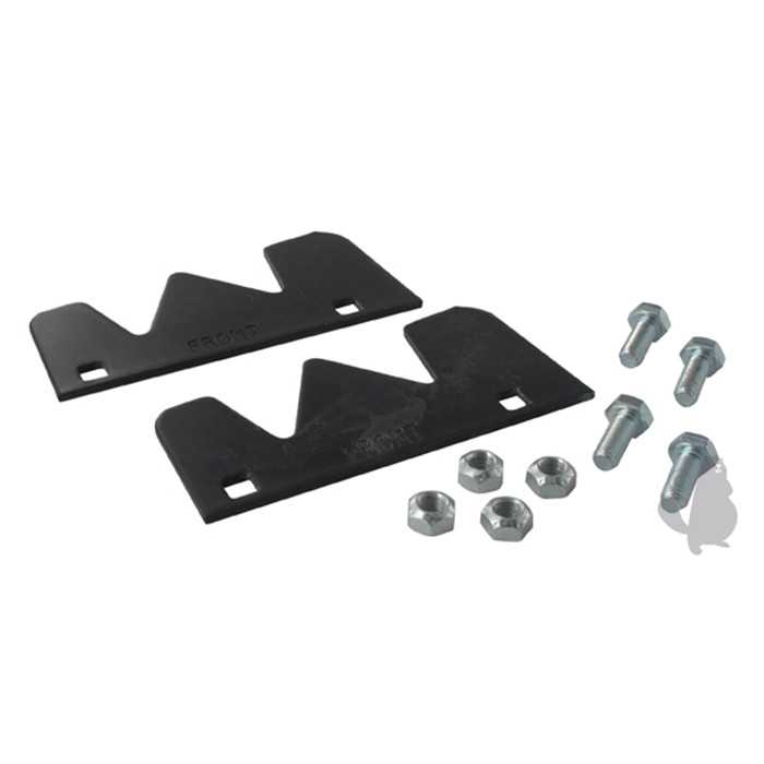 Jeu de 2 ailettes adaptable pour tondeuse ARIENS. Remplace origine: 527011.Se montent sur notre Lame, 1101209, 110-1209