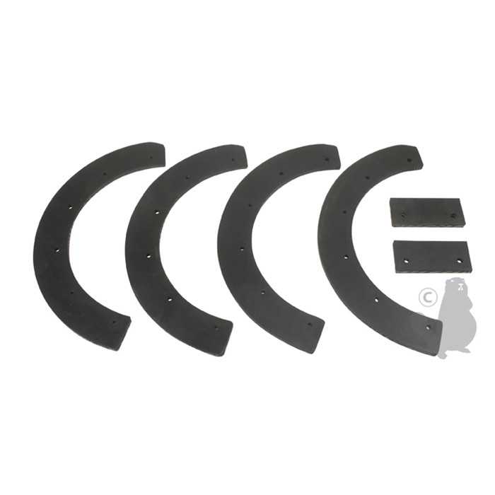 Jeu de pales adaptable pour chasse neige SNAPPER 3201 3202 et 3203. Remplace origine: 60631 - jeu d, 6813279, 681-3279