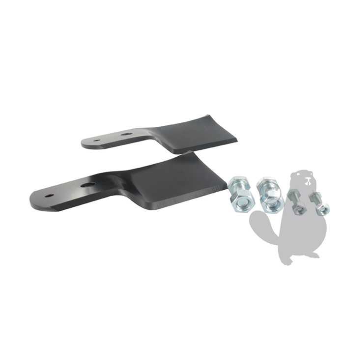 [1134-6604-01] Jeu de deux ailettes soufflantes et boulons de fixation adaptables STIGA pour machine Primo. Remplac, 1108568, 110-8568, 1134-9130-01.-