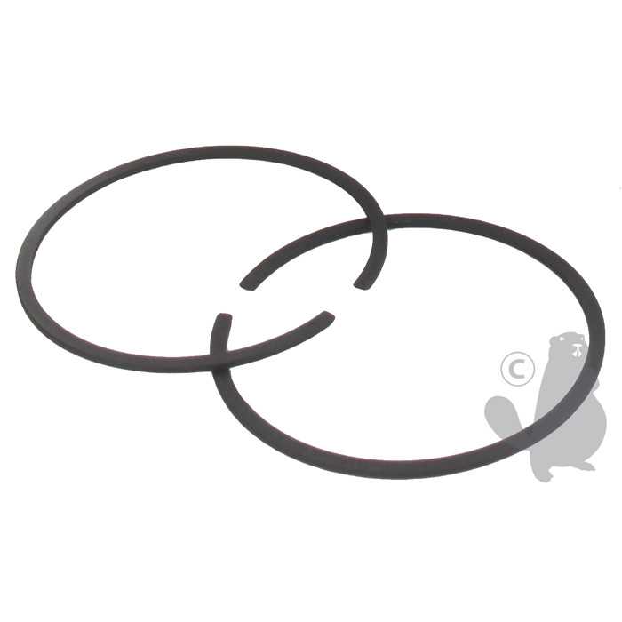 Jeu de segments de remplacement adaptable STIHL pour notre cylindrée 5709725., 5709725B, 570-9725B