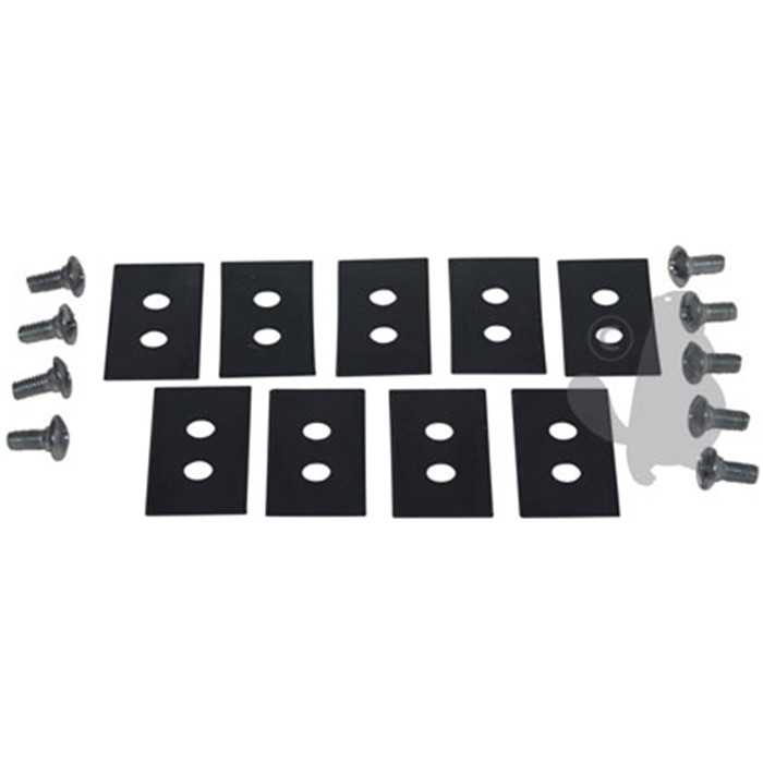 Kit de 9 Lames adaptable sur robots HUSQVARNA pour différents R40LI . Livré avec vis. Remplace orig, 1108327, 110-8327