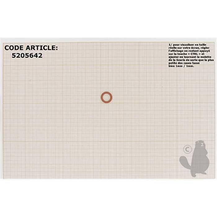 Joint de cuve adaptable BRIGGS et STRATTON pour moteurs série 120000. Remplace origine 271716., BS271716, 5205642, 520-5642, 37270189, 5205642, 30271044, 4059139326280