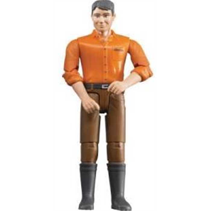 [U60007] Jouet Bruder 1:16 Homme avec pantalon marron, 60007, U60007